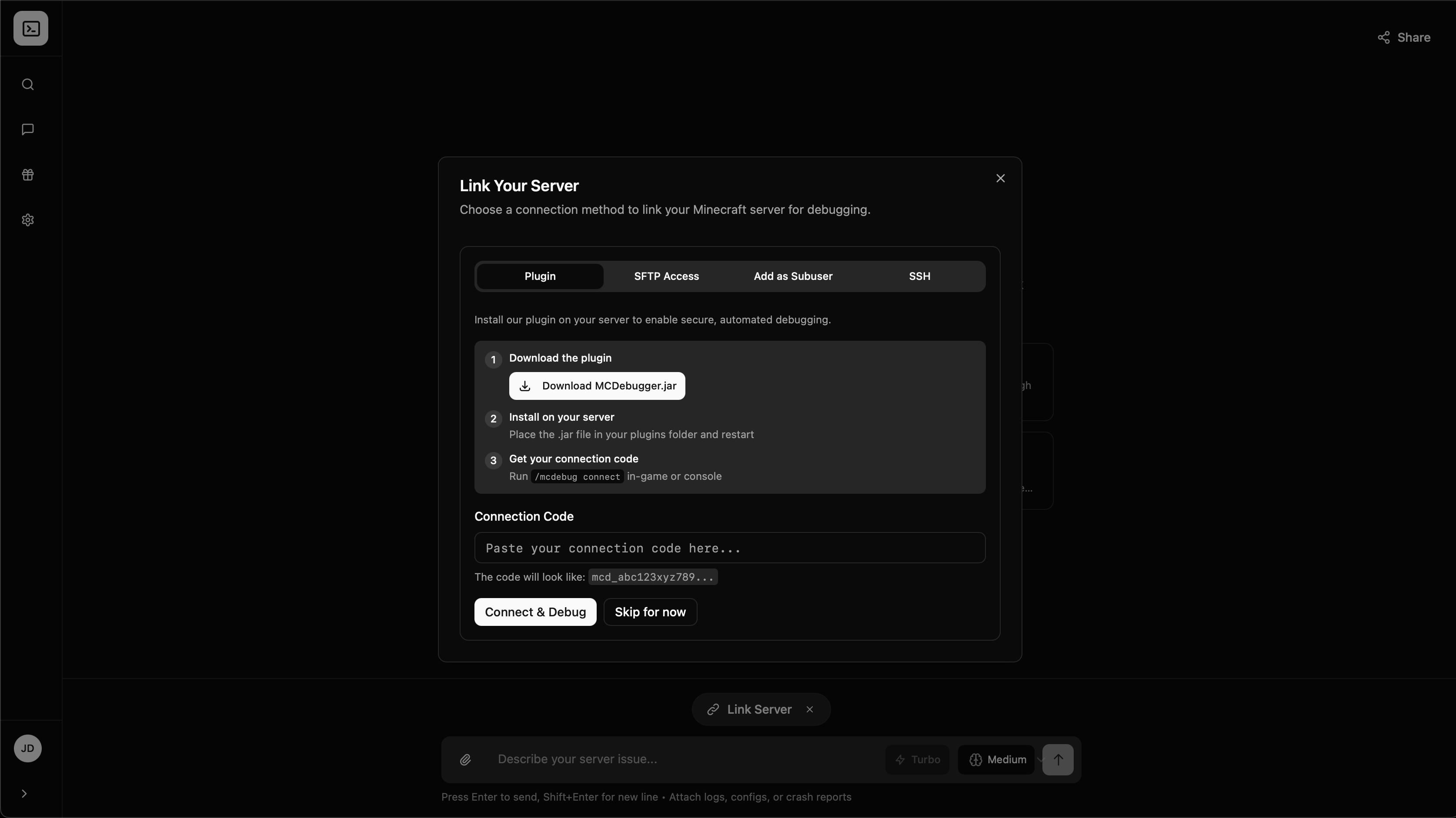 Link Your Server - Easy Plugin Integration